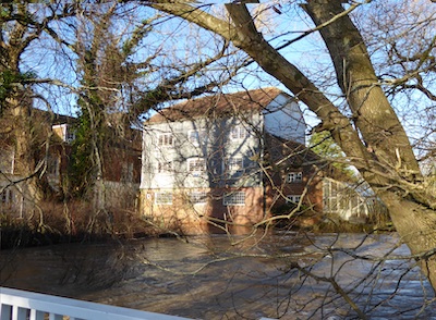 Photo of Hempstead mill in winter