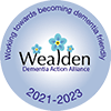 Wealden Dementia Action Sticker 