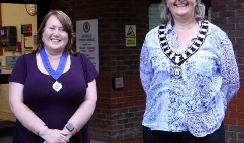 Cllr Donna French, Deputy Mayor and Cllr Jackie Love, Town Mayor