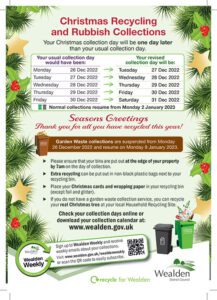 WEalden Christmas Collection Flyer 2022